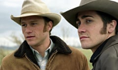 Heath Ledger and Jake Gyllenhaal in Brokeback Mountain.