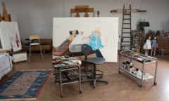 Paula Rego's studio