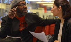 BBC Radio 4 Today programme guest editor Lenny Henry with presenter Mishal Husain