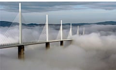 The Millau bridge in France. 