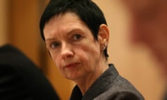 Carol Mills, the Department of Parliamentary Services secretary appears at a Senate Estimates into Finance and Public Administration Legislation Committee at Parliament House in Canberra in May
