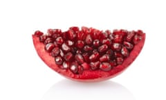 Pomegranate slice. Photograph: Alamy