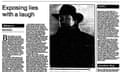 Bill Hicks obituary cropped, Guardian 9 March 1994