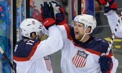 Phil Kessel and Team USA put together another solid effort in eliminating the Czech Republic 5-2 in the quarterfinals of the men's Olympic ice hockey tournament in Sochi. The United States move on to the semifinals and will play Canada on Friday after they defeated Latvia 2-1.