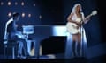 Singer-songwriter Ellie Goulding performs on stage at the BRIT Awards 2014 where she won Best Female Solo Artist.