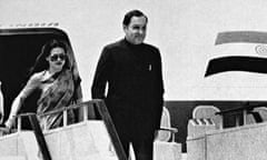 Indian Prime Minister Rajiv Gandhi