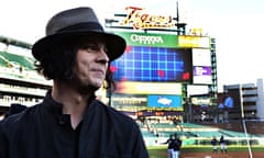 Jack White at the Detroit Tigers baseball stadium.