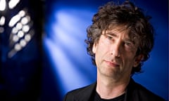 Neil Gaiman - head and shoulders shot of the wistful-looking author