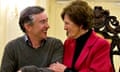 Philomena Lee and Steve Coogan in Rome a day after meeting the pope