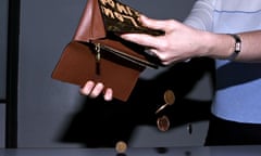 purse with little money