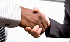 Business handshake