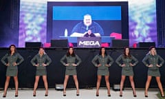 Megaupload founder Kim Dotcom launching new file sharing site "Mega" in Auckland