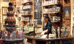 A chocolate shop in Brussels.