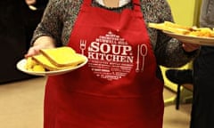 Soup kitchen volunteer