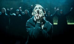 A scene from 'King Charles III' at the Almeida Theatre in London.