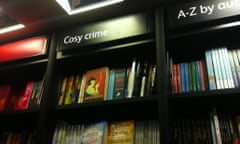 cosy crime book section