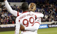 Roy Miller Bradley Wright-Phillips New York Red Bulls