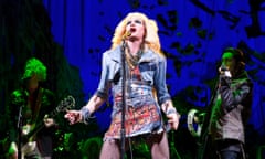 Neil Patrick Harris performs in "Hedwig and the Angry Inch," at the Belasco Theatre in New York.