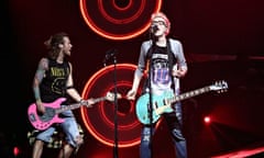 McFly's Dougie Poynter (left) and Tom Fletcher perform as McBusted