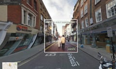 Album covers in Street View