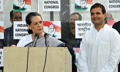 Sonia Gandhi and Rahul Gandhi