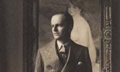 Kenneth Clark in Front Of Renoir's La Baigneuse Blonde.