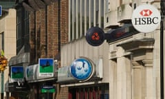 High street bank signs