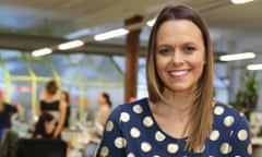 Mia Freedman, editorial director of Mamamia, at her Surry Hills office, May 2014.