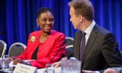 Valerie Amos, under-secretary-general and emergency relief coordinator, UNOCHA and Børge Brende, Norwegian minister of foreign affairs.