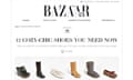 Native advertising on Bazaar.