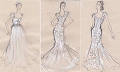 Wedding dresses composite