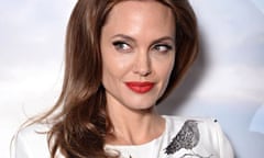 Angelina Jolie promoting Maleficent in London