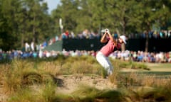 The two stars of Pinehurst No2: Martin Kaymer, and the troublesome scrubland