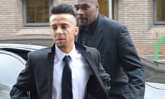 N-Dubz singer Dappy arrives at Chelmsford magistrates' court