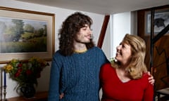 James, one of the case studies from Channel 4's Bedlam documentary, with his mum Penny.