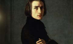 portrait of Franz Liszt