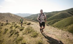 Nick Mead running the Gobi March, 4 Deserts ultramarathon