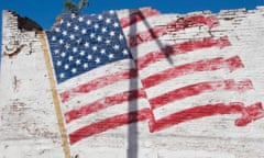 US Money DACA american flag wall crumbling