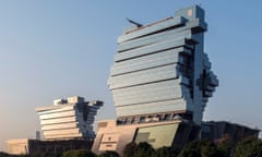 Stacked Jenga blocks … the Nanfung complex in Guangzhou is the kind of mixed-use project that architects Aedas hope to build in London