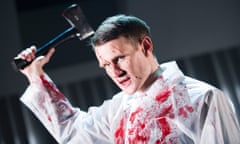 Matt Smith as Patrick Bateman in the UK adaptation of American Psycho.