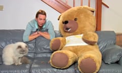 Charlie the abusive teddy bear, whose creators have filed a suit against Seth MacFarlane's Ted