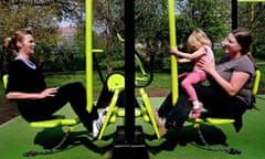 Outdoor gym Peckham Rye Park London