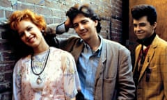 Andie (Molly Ringwald), Blane (Andrew McCarthy) and Duckie (Jon Cryer) in Pretty in Pink.