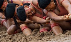 Brazilian indigenous women of the Enawen