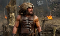 Close but no cigar … Dwayne Johnson as Hercules.