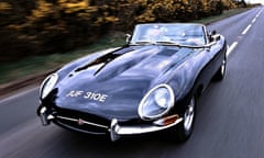 E type Jaguar car