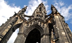 Scott Monument in Edinburgh