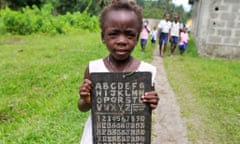 Girl in Nigerian village