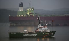 Greenpeace Arctic Sunrise leaves Murmansk on 1 August 2014