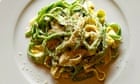 Simon Hopkinson's tagliatelle with runner beans